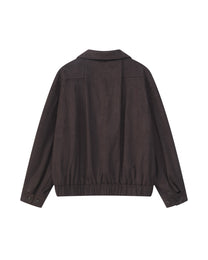 SUEDE MOTORCYCLE JACKET