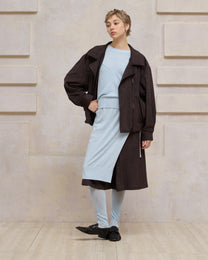 SUEDE MOTORCYCLE JACKET