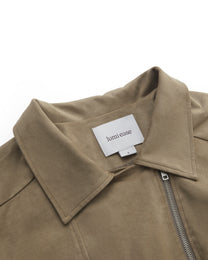 SUEDE MOTORCYCLE JACKET