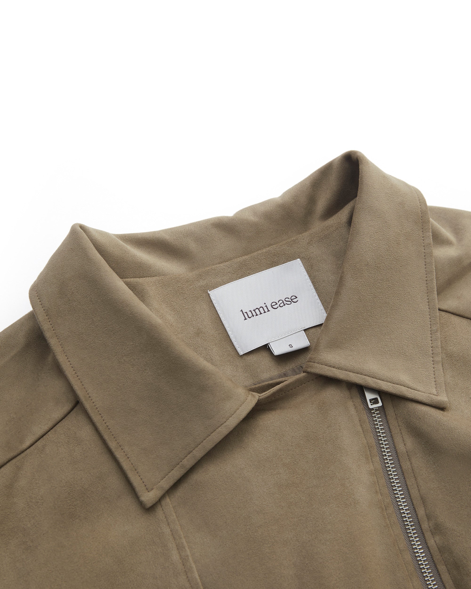 SUEDE MOTORCYCLE JACKET