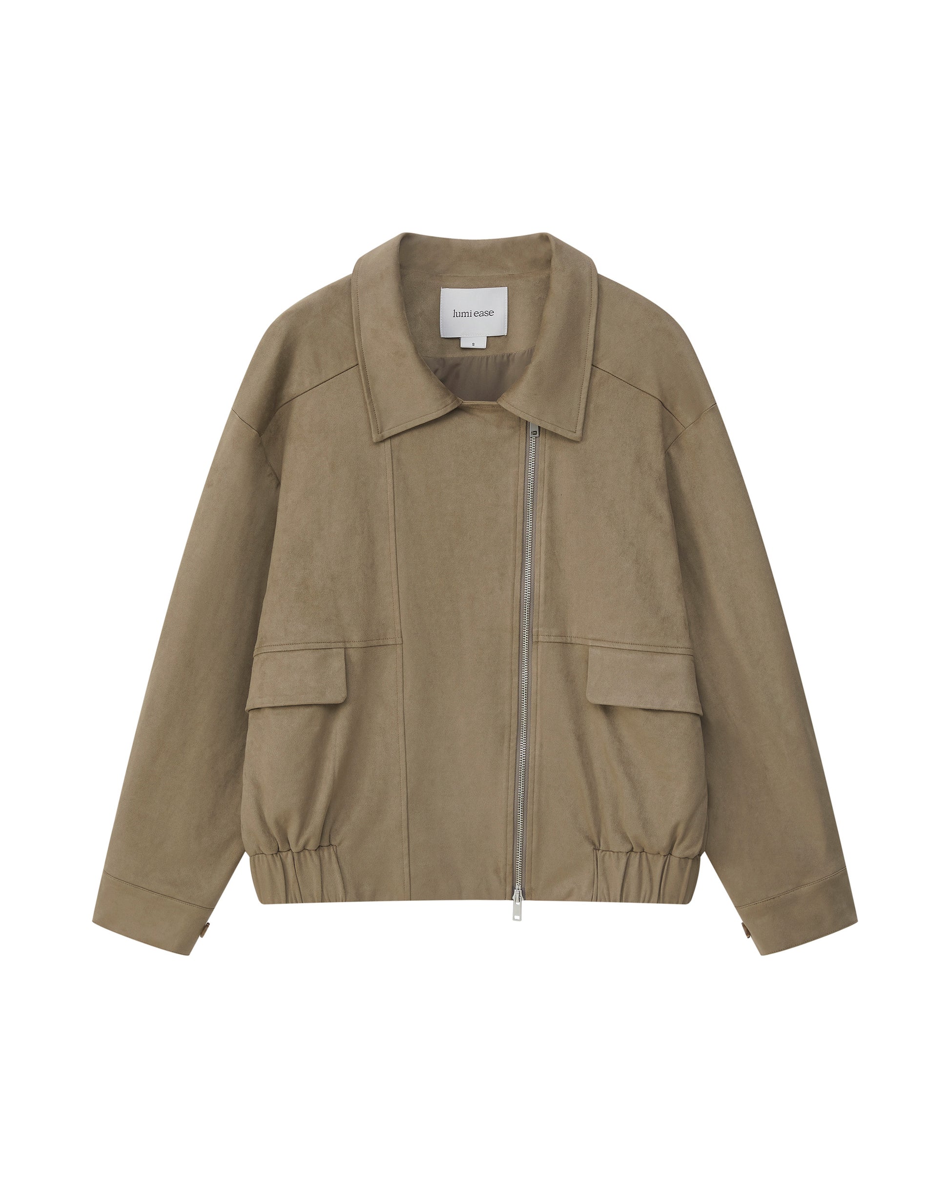 SUEDE MOTORCYCLE JACKET