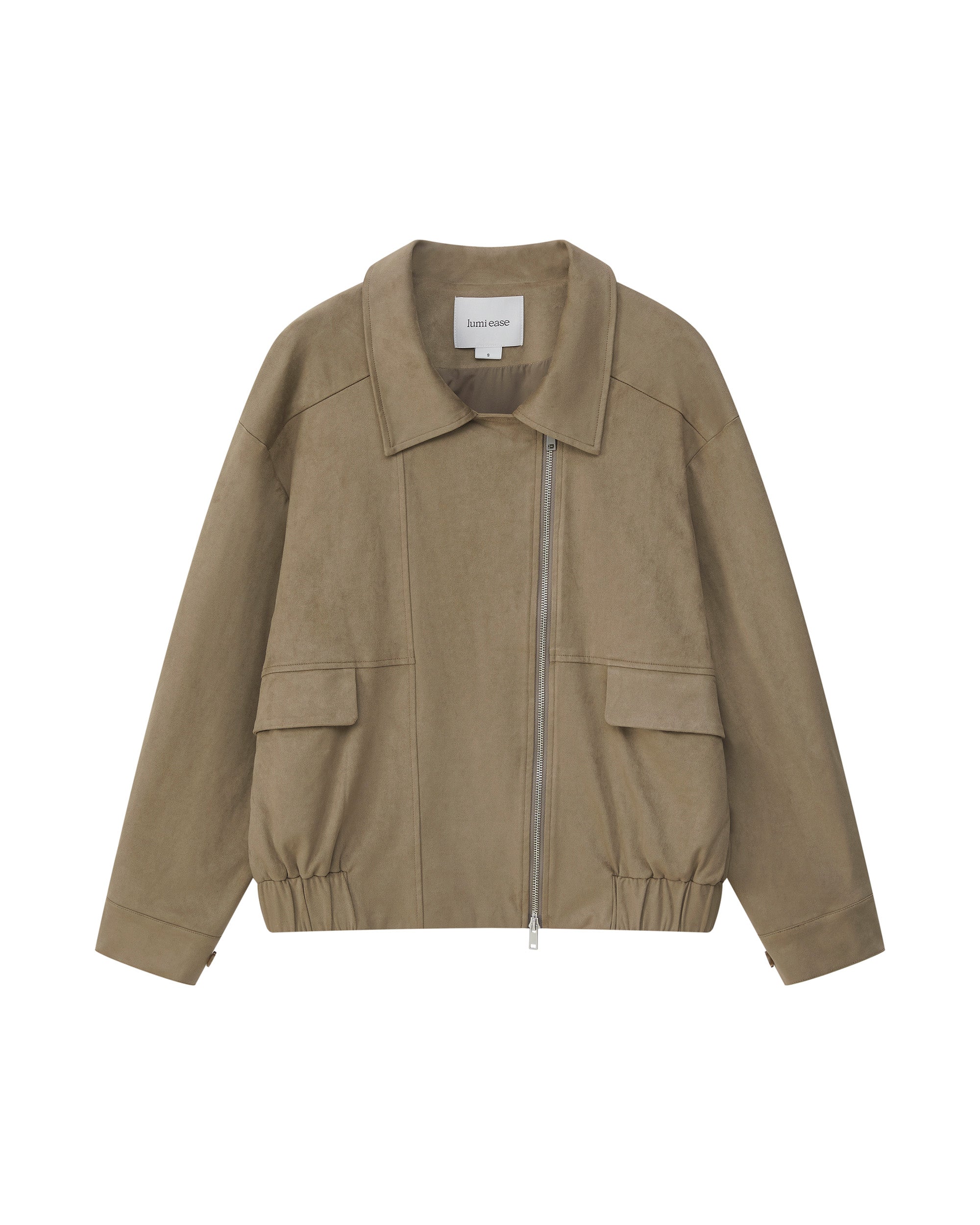 SUEDE MOTORCYCLE JACKET