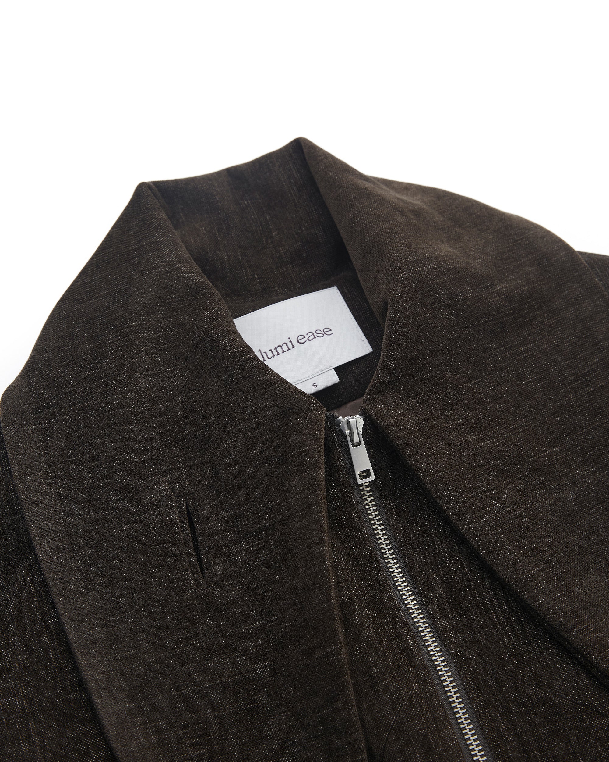 TIE-NECK PADDED JACKET