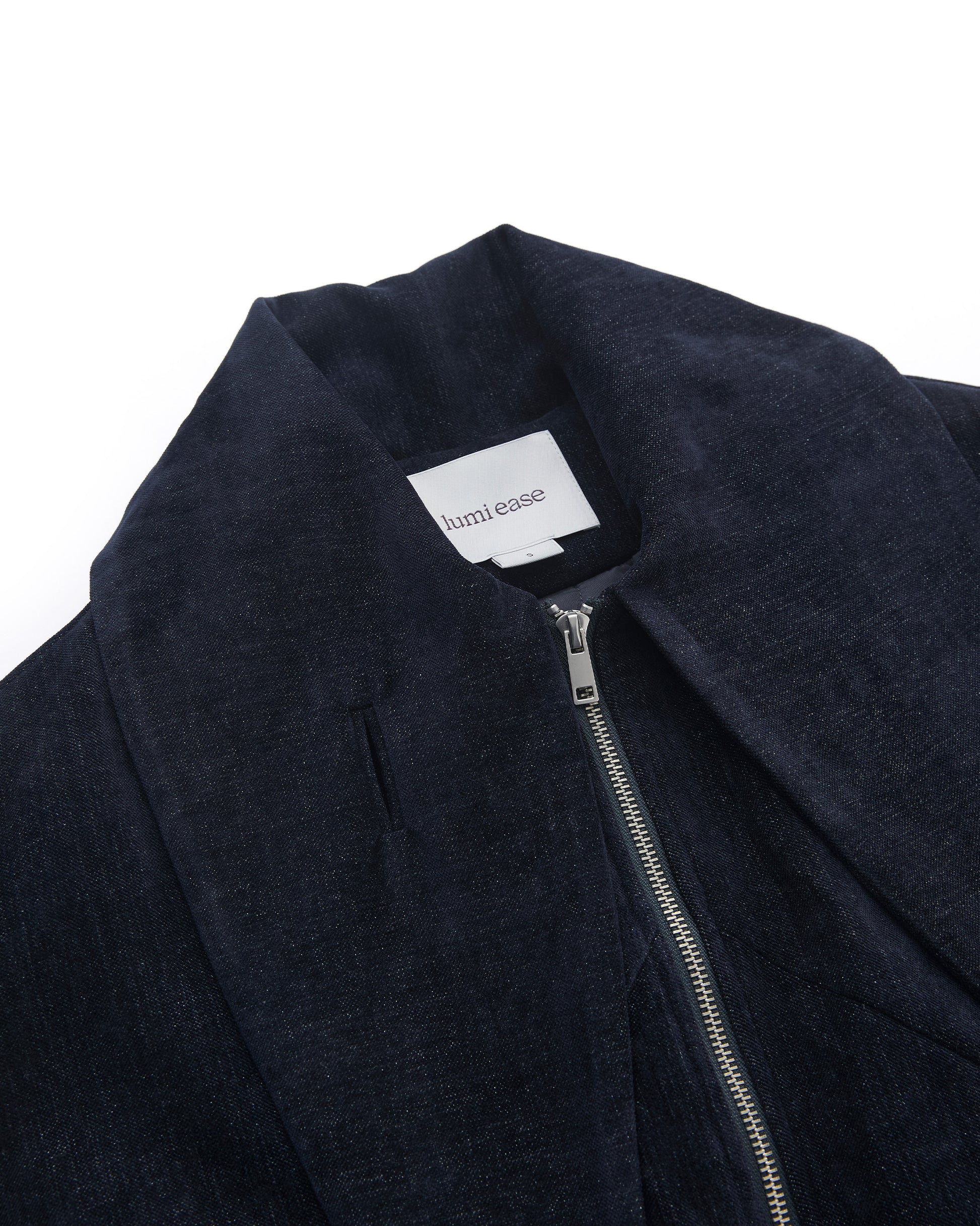 TIE-NECK PADDED JACKET