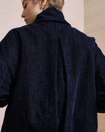 TIE-NECK PADDED JACKET