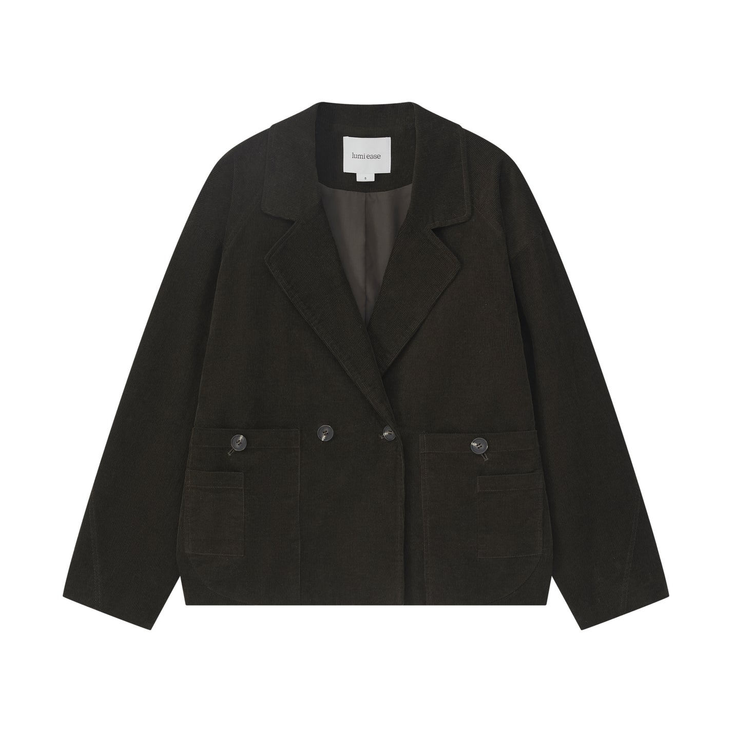 DOUBLE-BREASTED CORDUROY JACKET