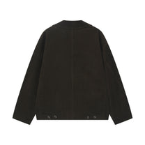 DOUBLE-BREASTED CORDUROY JACKET