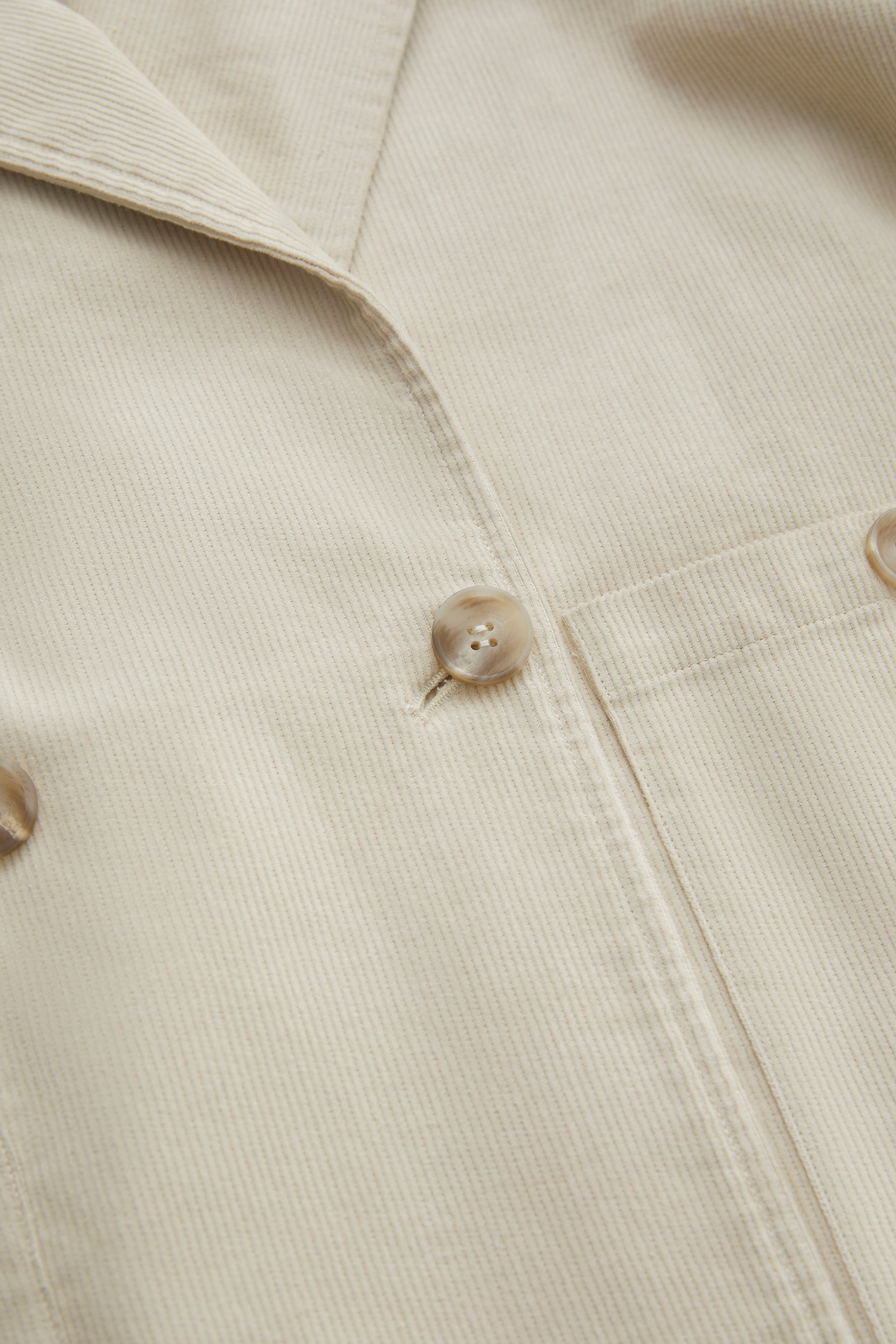 DOUBLE-BREASTED CORDUROY JACKET