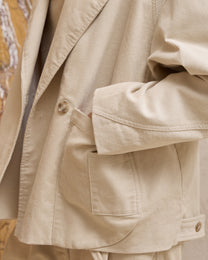 DOUBLE-BREASTED CORDUROY JACKET