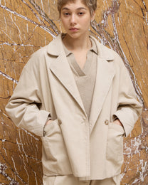 DOUBLE-BREASTED CORDUROY JACKET