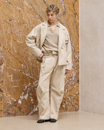 DOUBLE-BREASTED CORDUROY JACKET