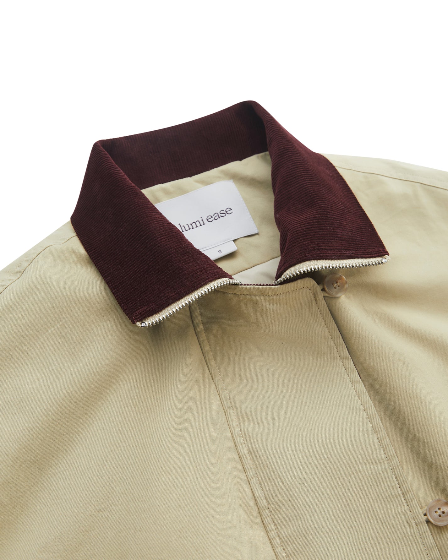 COLOR-BLOCKED PADDED WORK JACKET