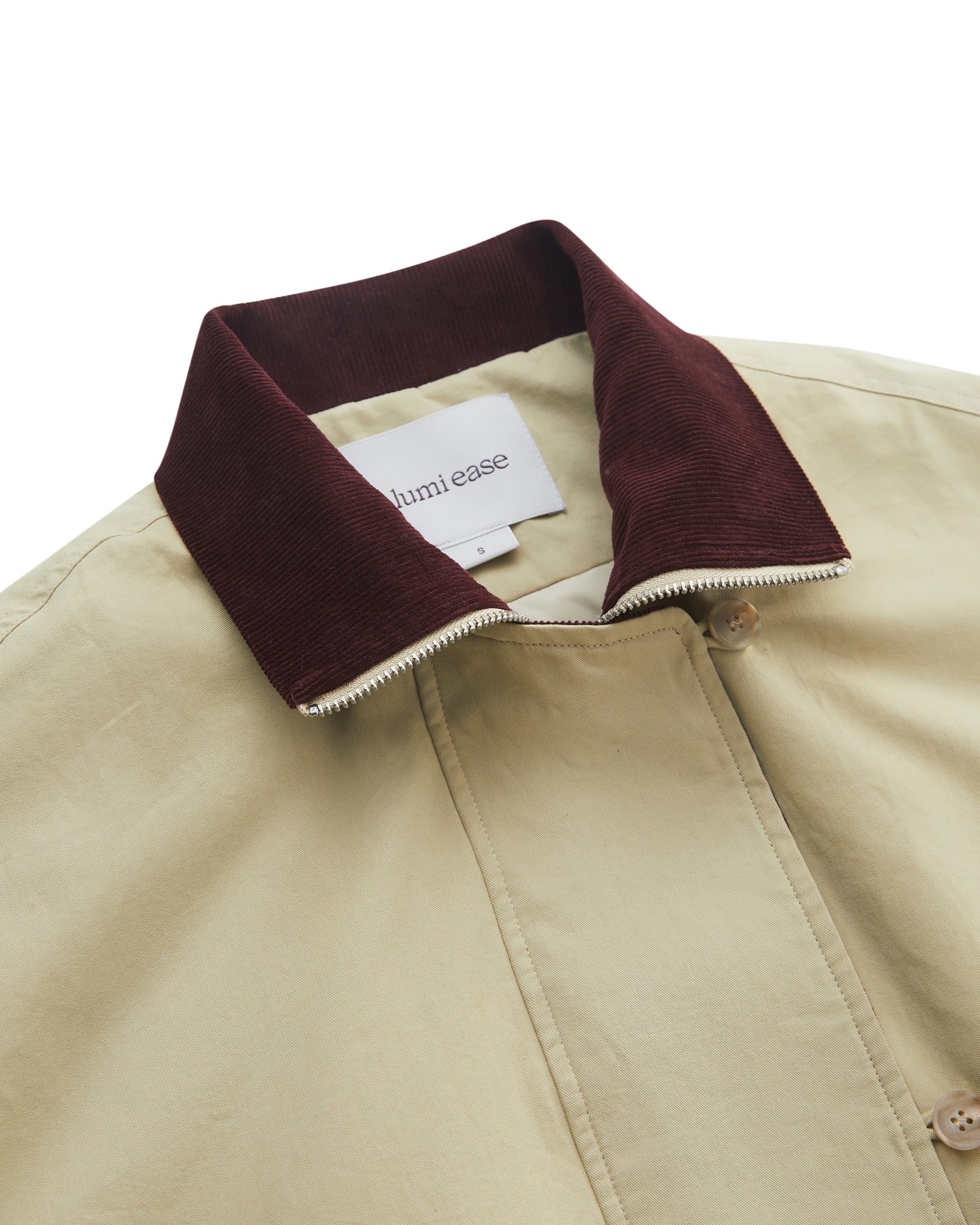 COLOR-BLOCKED PADDED WORK JACKET