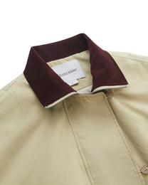 COLOR-BLOCKED PADDED WORK JACKET