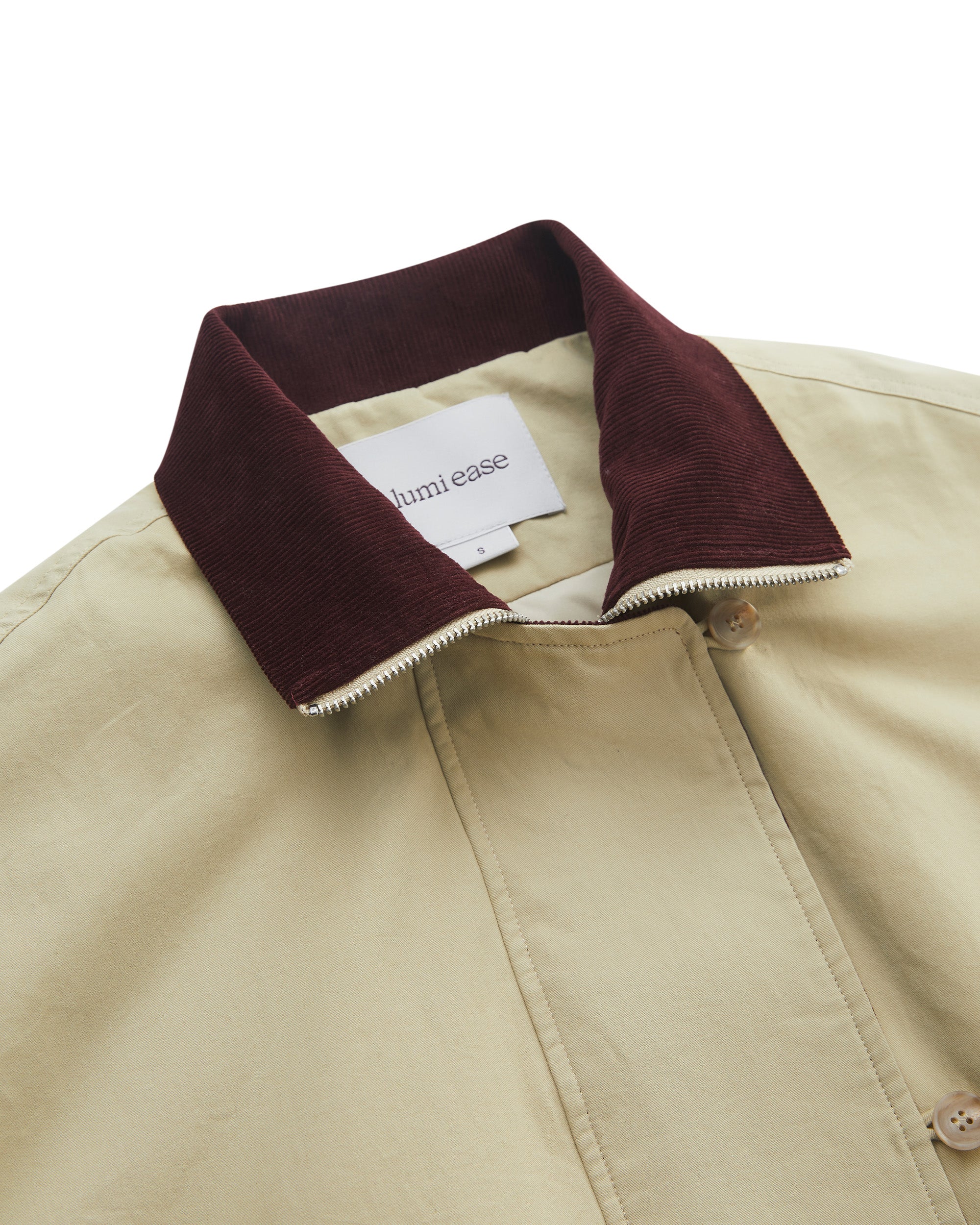 COLOR-BLOCKED PADDED WORK JACKET
