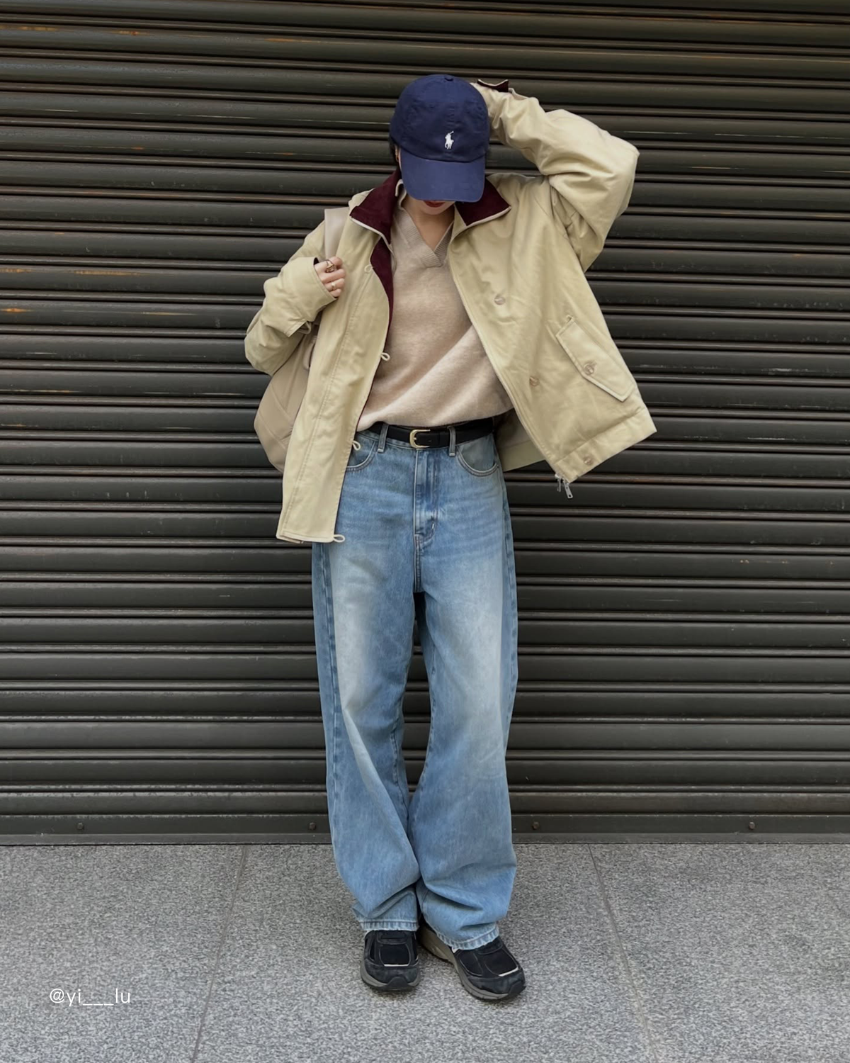 COLOR-BLOCKED PADDED WORK JACKET