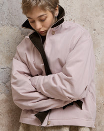 COLOR-BLOCKED PADDED WORK JACKET