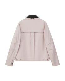 COLOR-BLOCKED PADDED WORK JACKET