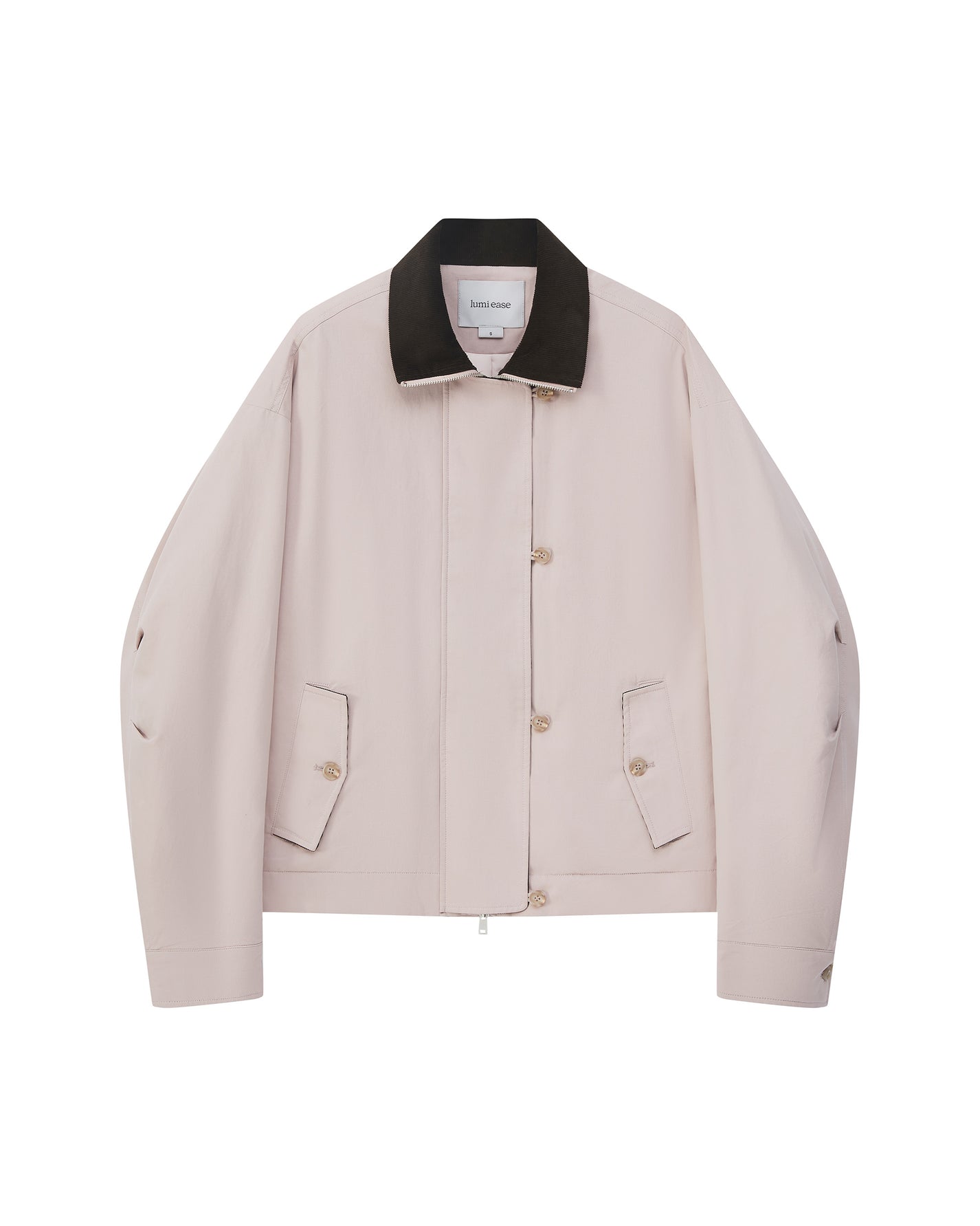 COLOR-BLOCKED PADDED WORK JACKET