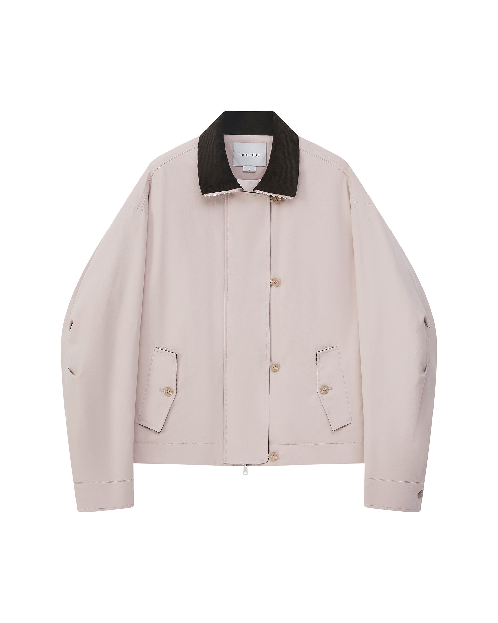 COLOR-BLOCKED PADDED WORK JACKET