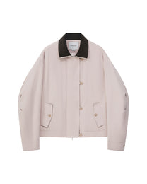 COLOR-BLOCKED PADDED WORK JACKET