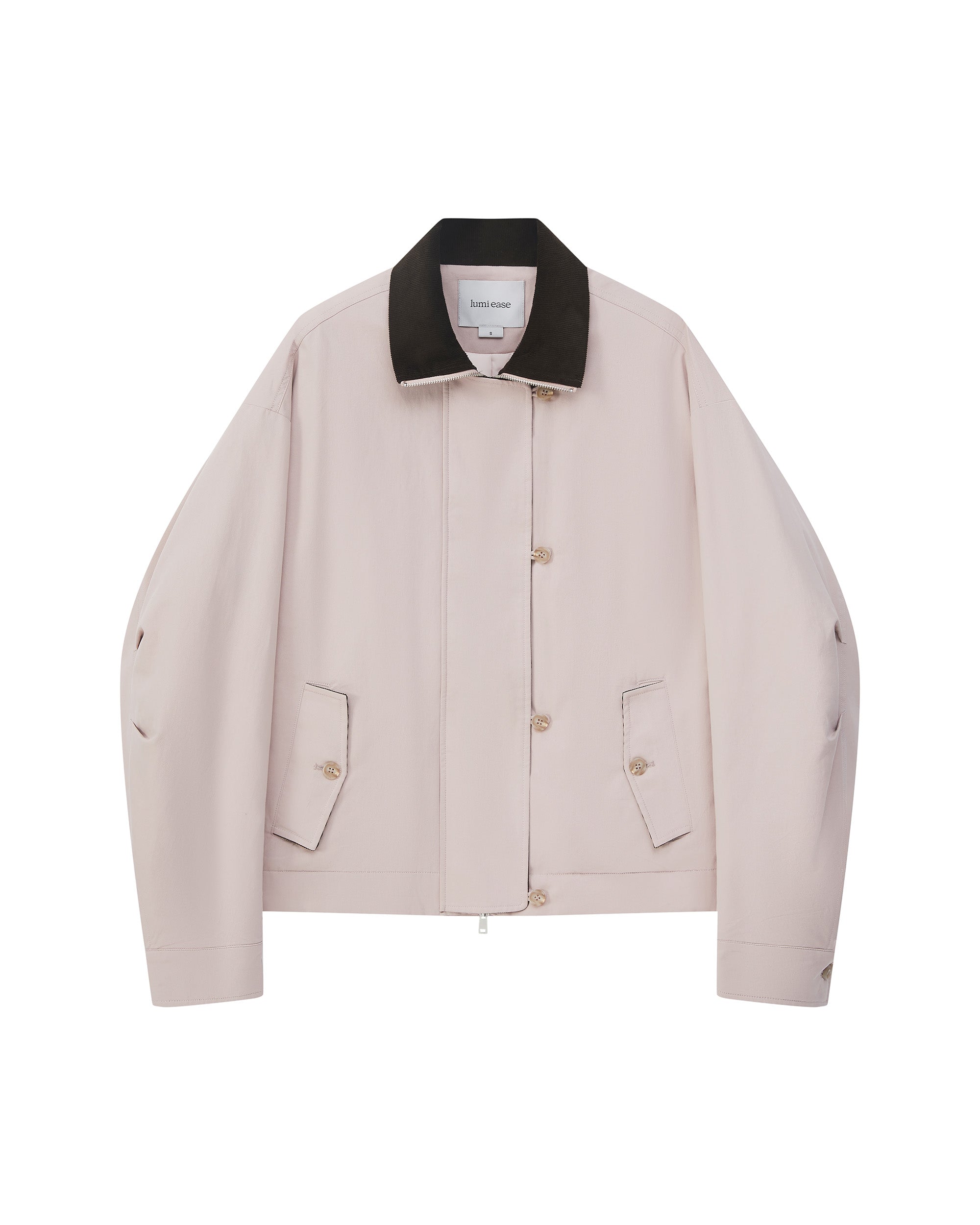 COLOR-BLOCKED PADDED WORK JACKET