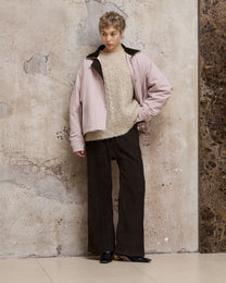 COLOR-BLOCKED PADDED WORK JACKET