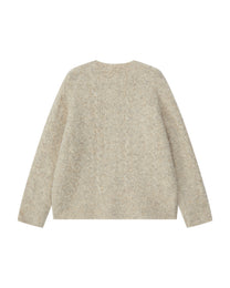 WOOL MARLED SWEATER