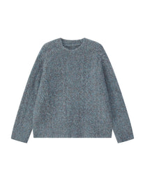 WOOL MARLED SWEATER