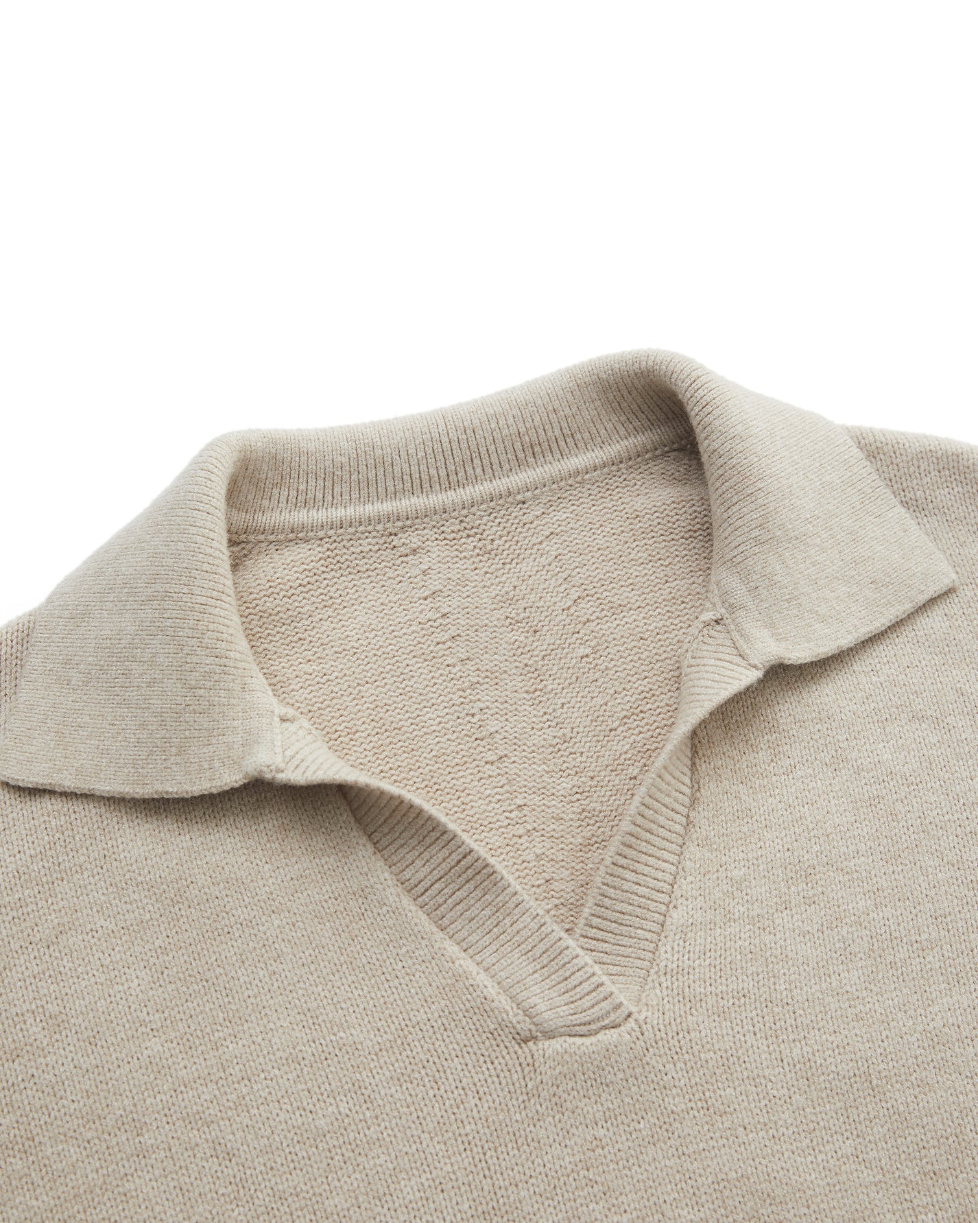 WOOL POLO CASUAL SWEATER