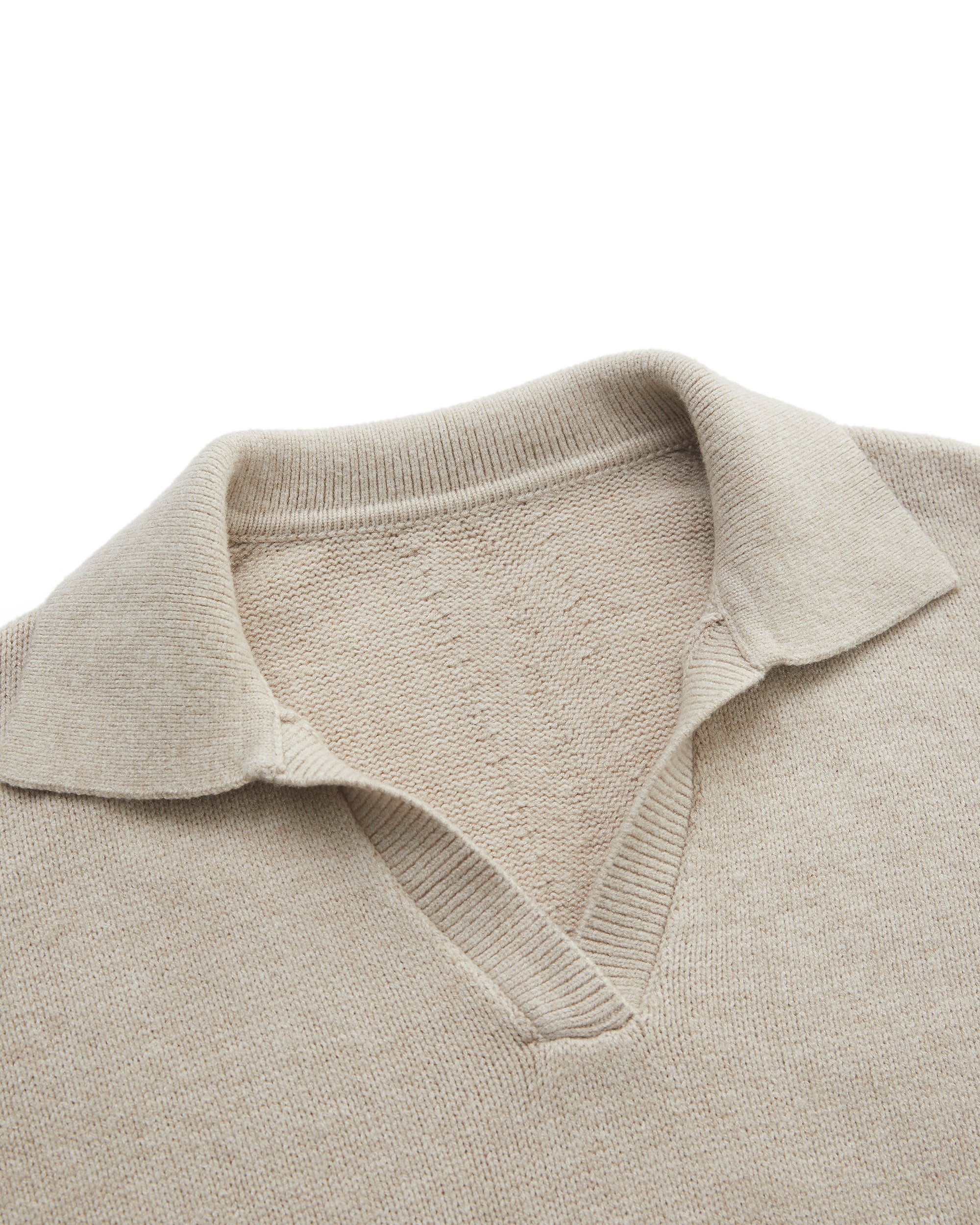 WOOL POLO CASUAL SWEATER