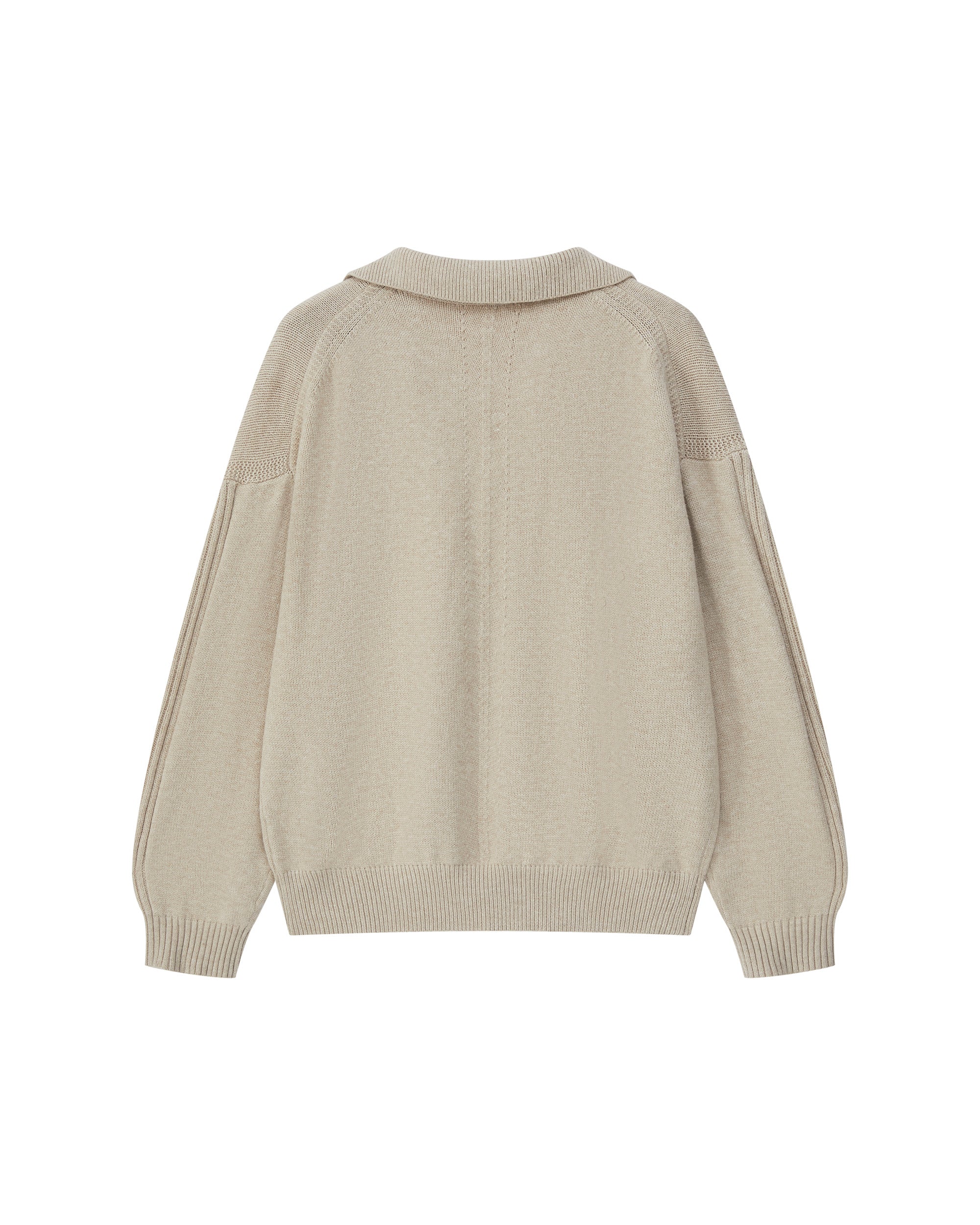 WOOL POLO CASUAL SWEATER