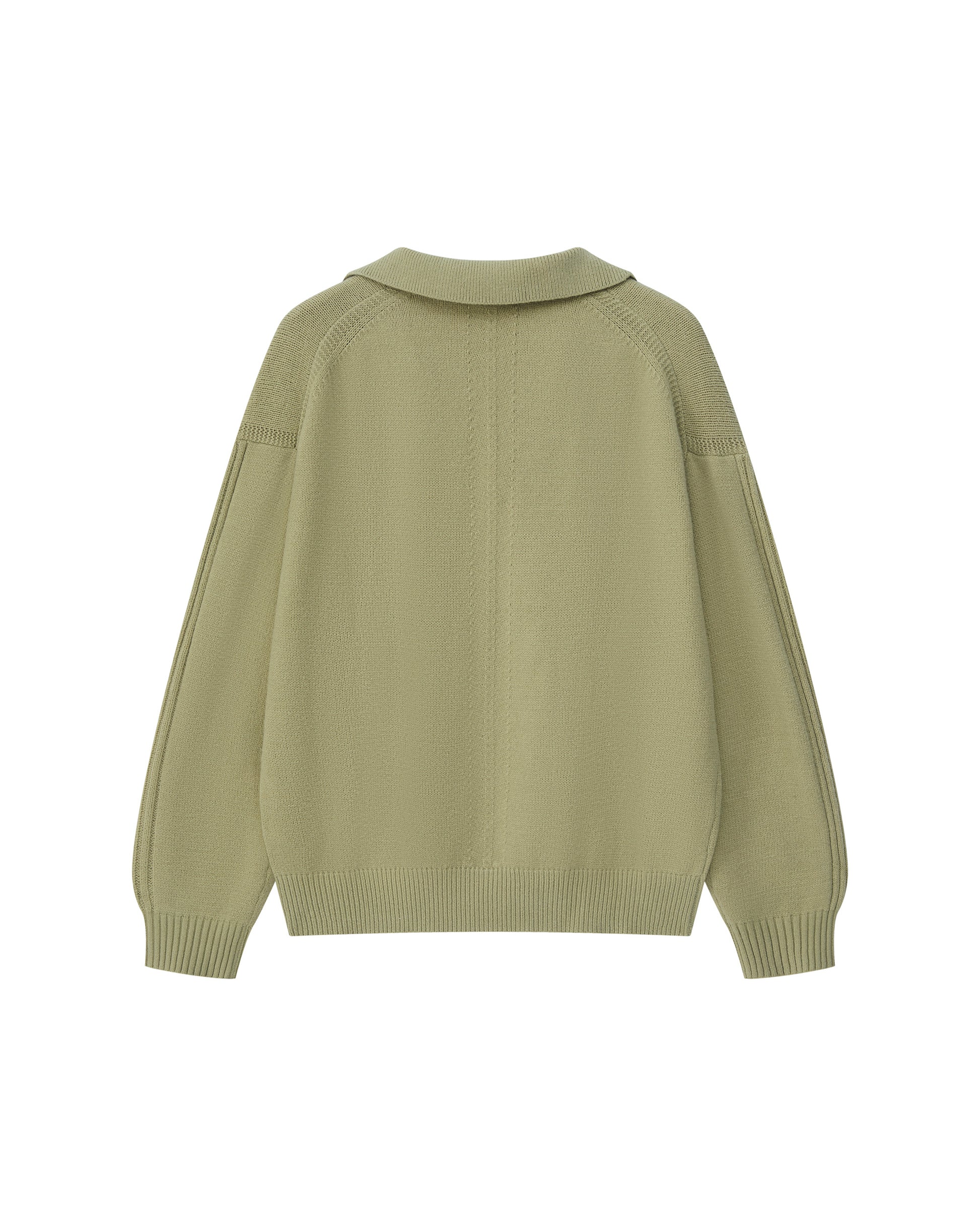 WOOL POLO CASUAL SWEATER