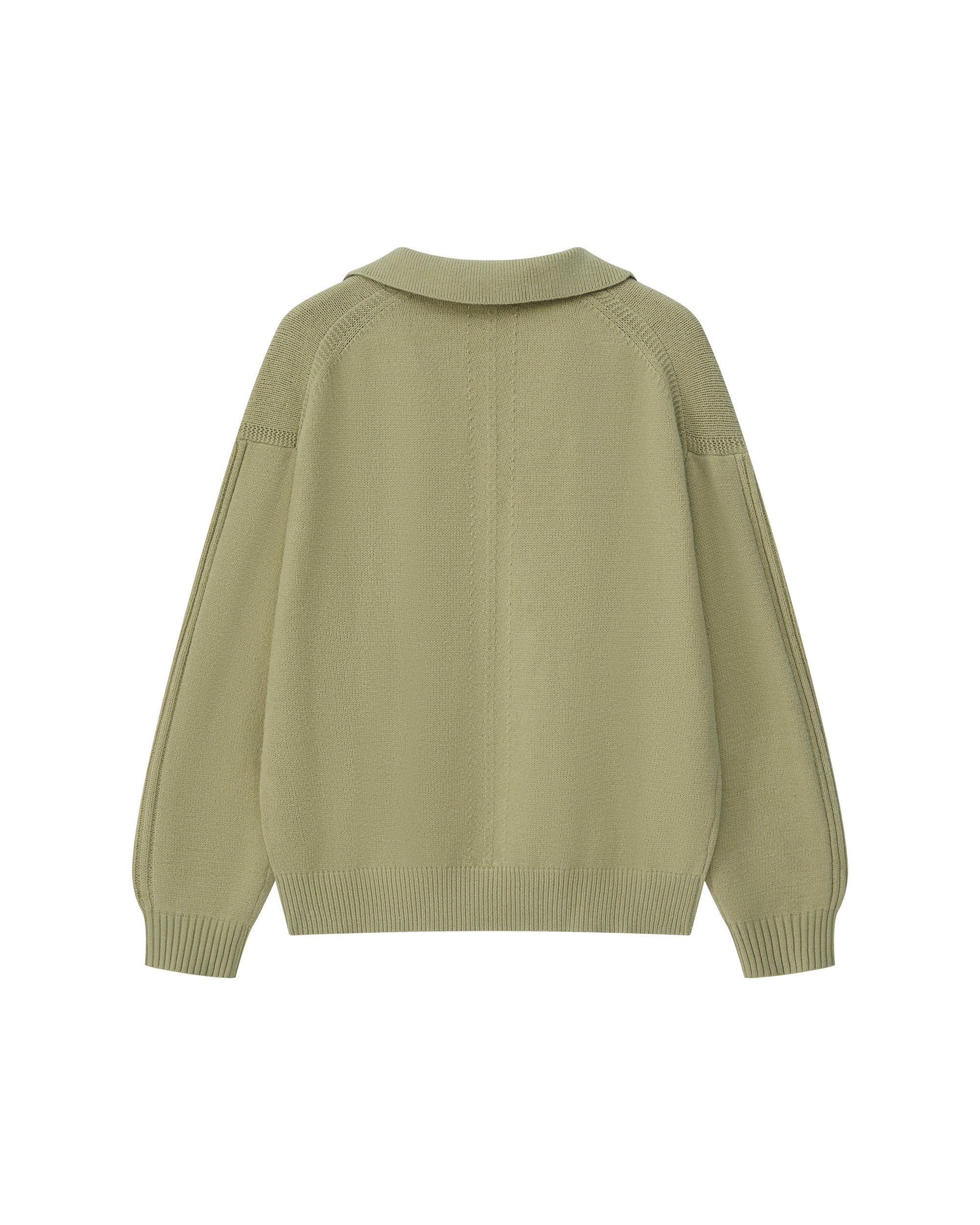 WOOL POLO CASUAL SWEATER