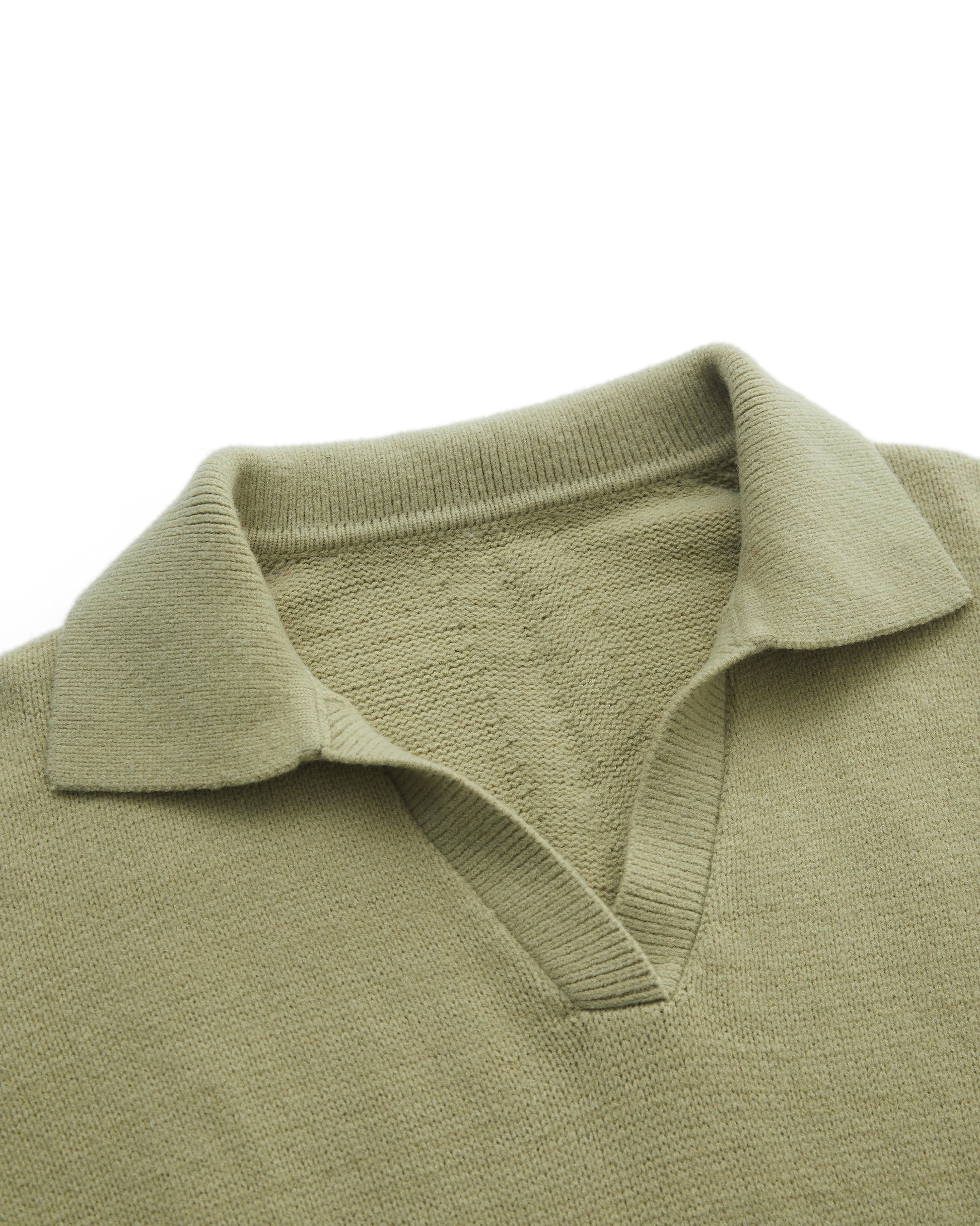 WOOL POLO CASUAL SWEATER