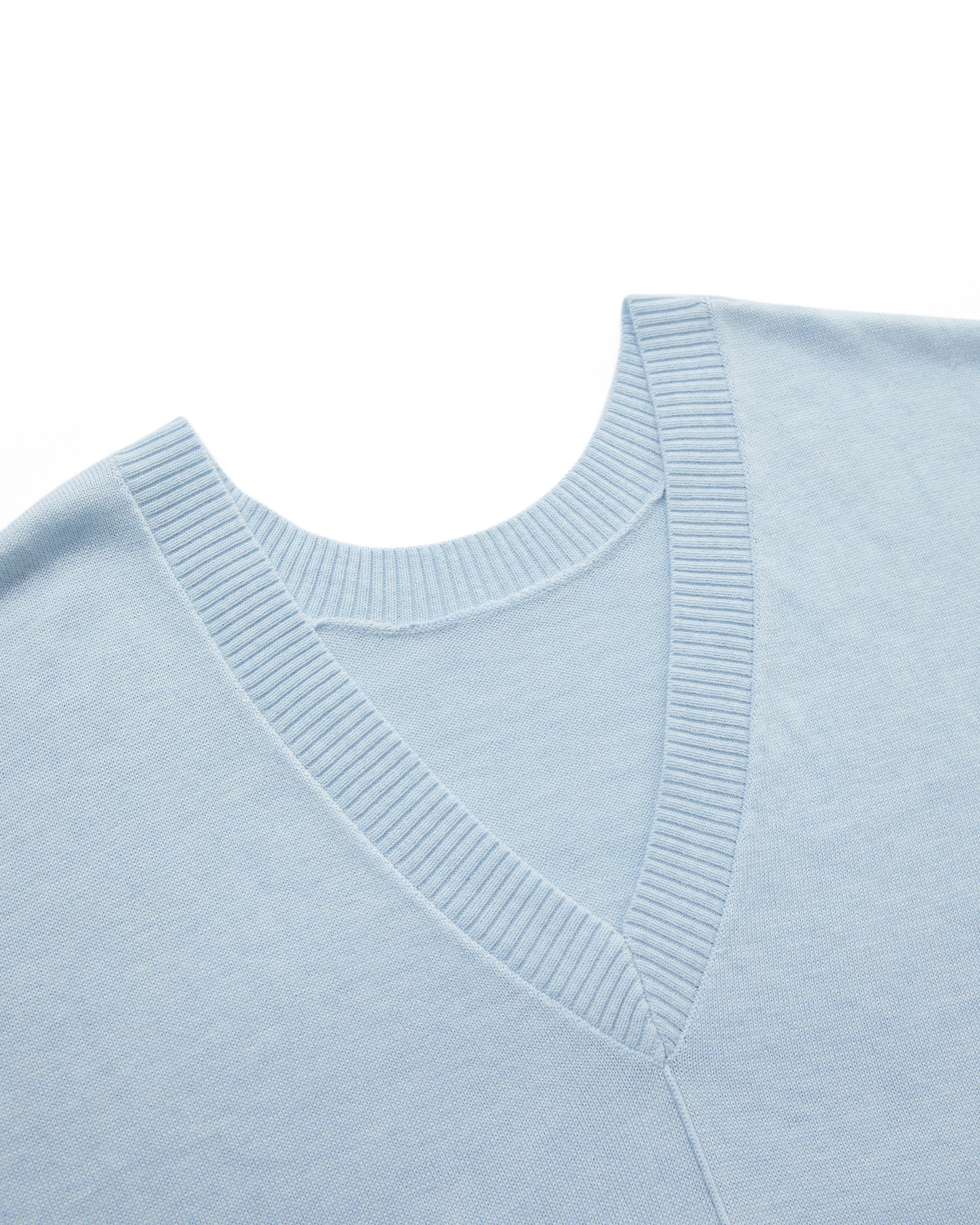 DOUBLE-LAYER DRAPED TIE DRESS