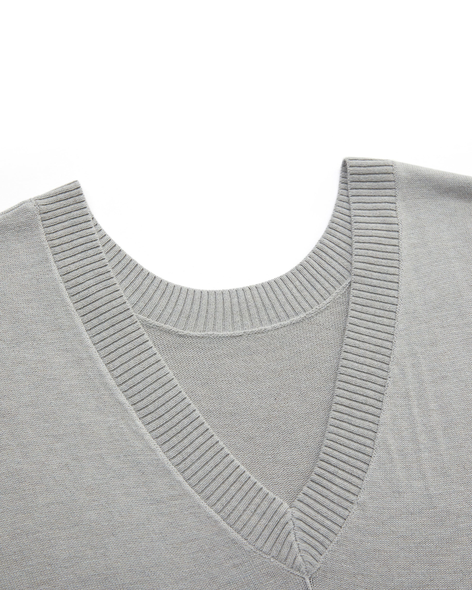 DOUBLE-LAYER DRAPED TIE DRESS