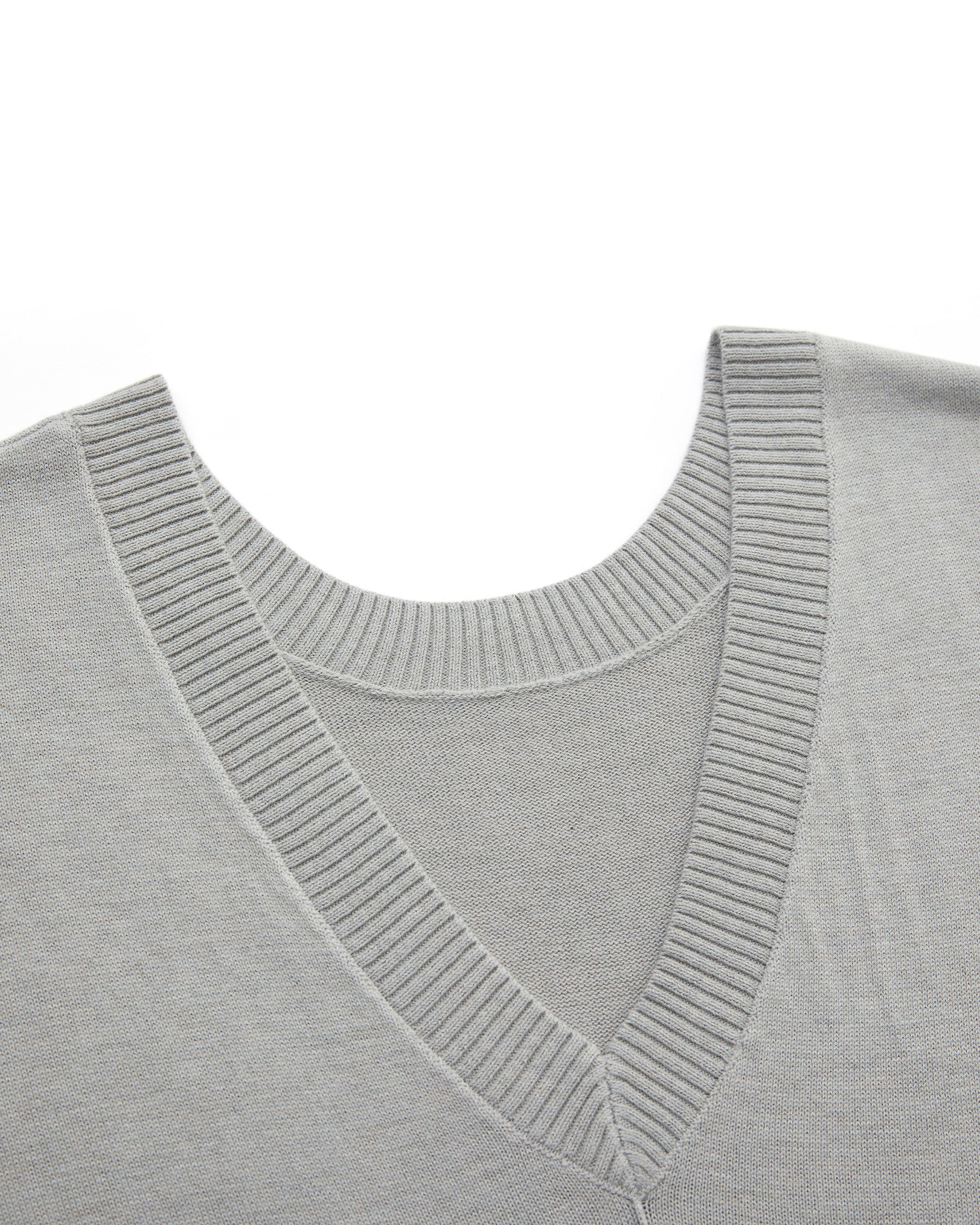 DOUBLE-LAYER DRAPED TIE DRESS