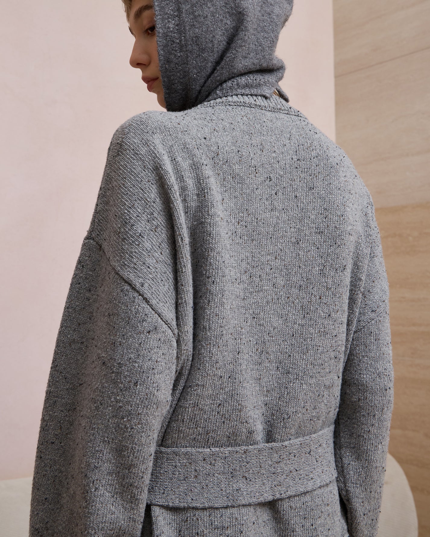 SLOUCHY FRINGED CARDIGAN