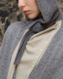 SLOUCHY FRINGED CARDIGAN