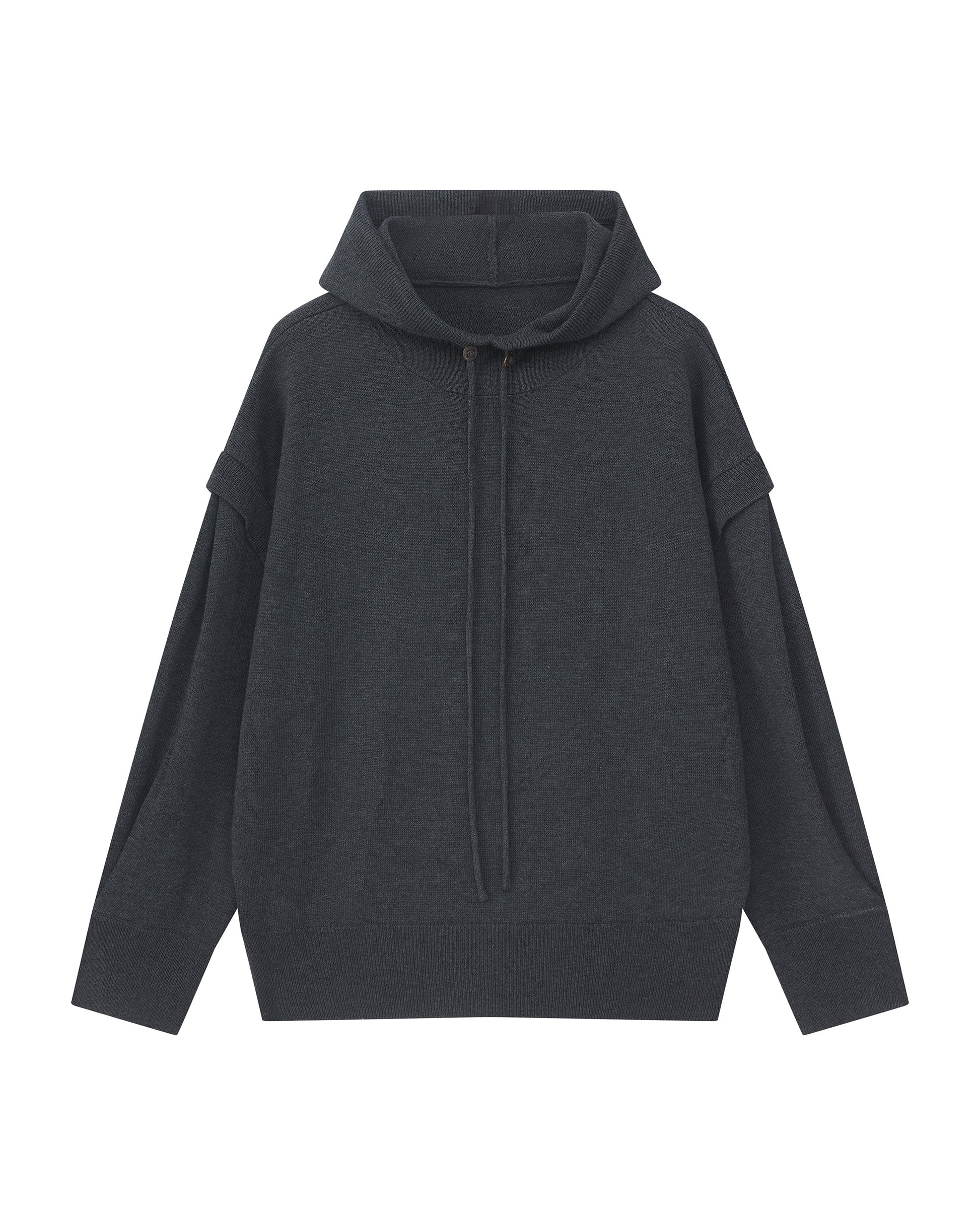 WOOL SILK HOODIE