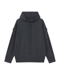 WOOL SILK HOODIE