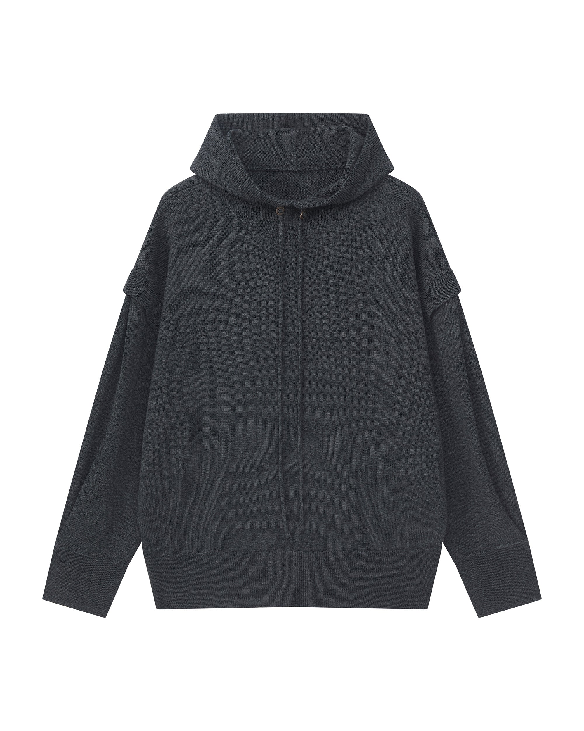 WOOL SILK HOODIE
