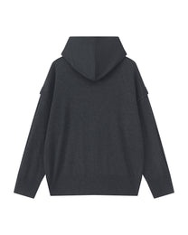 WOOL SILK HOODIE