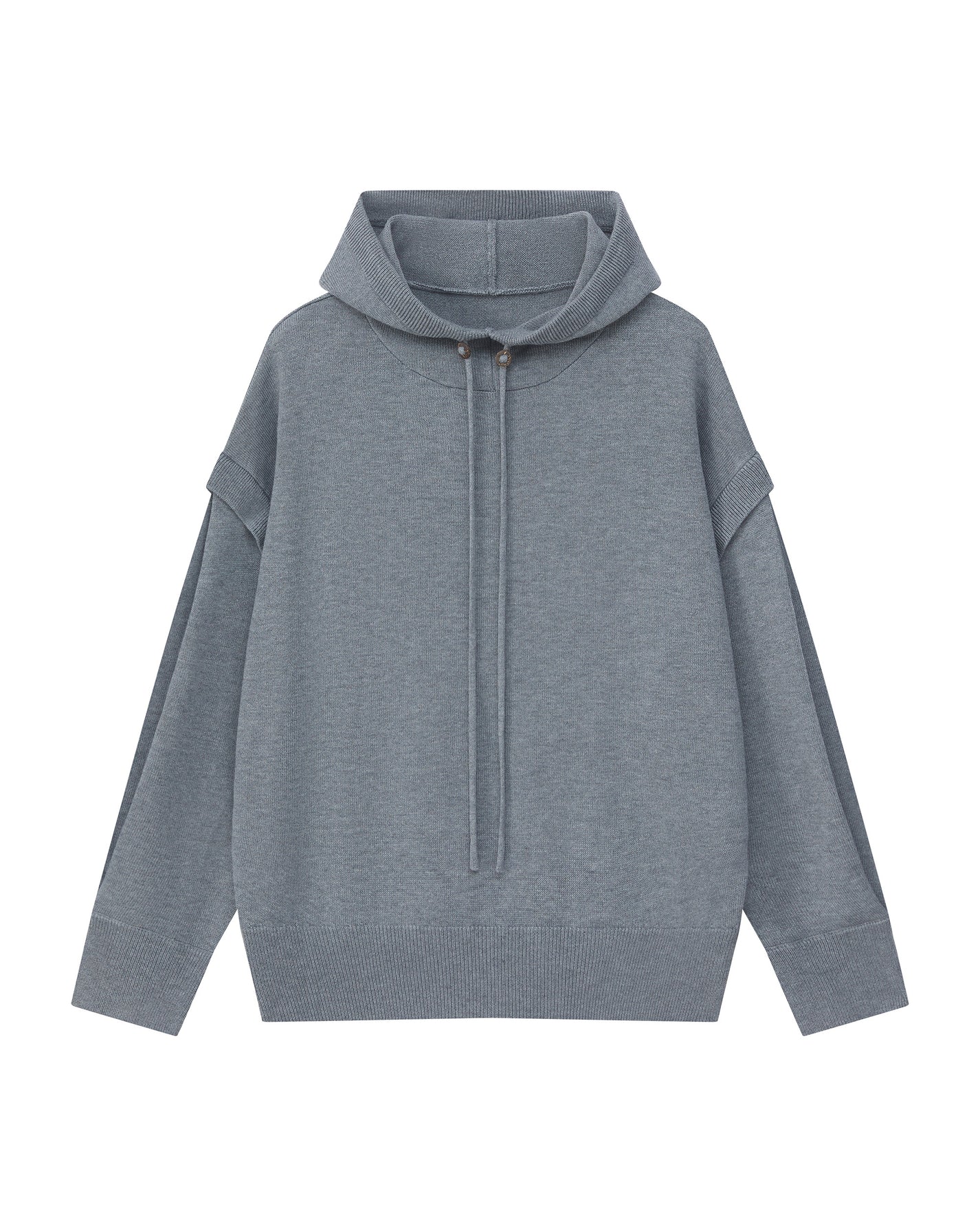 WOOL SILK HOODIE
