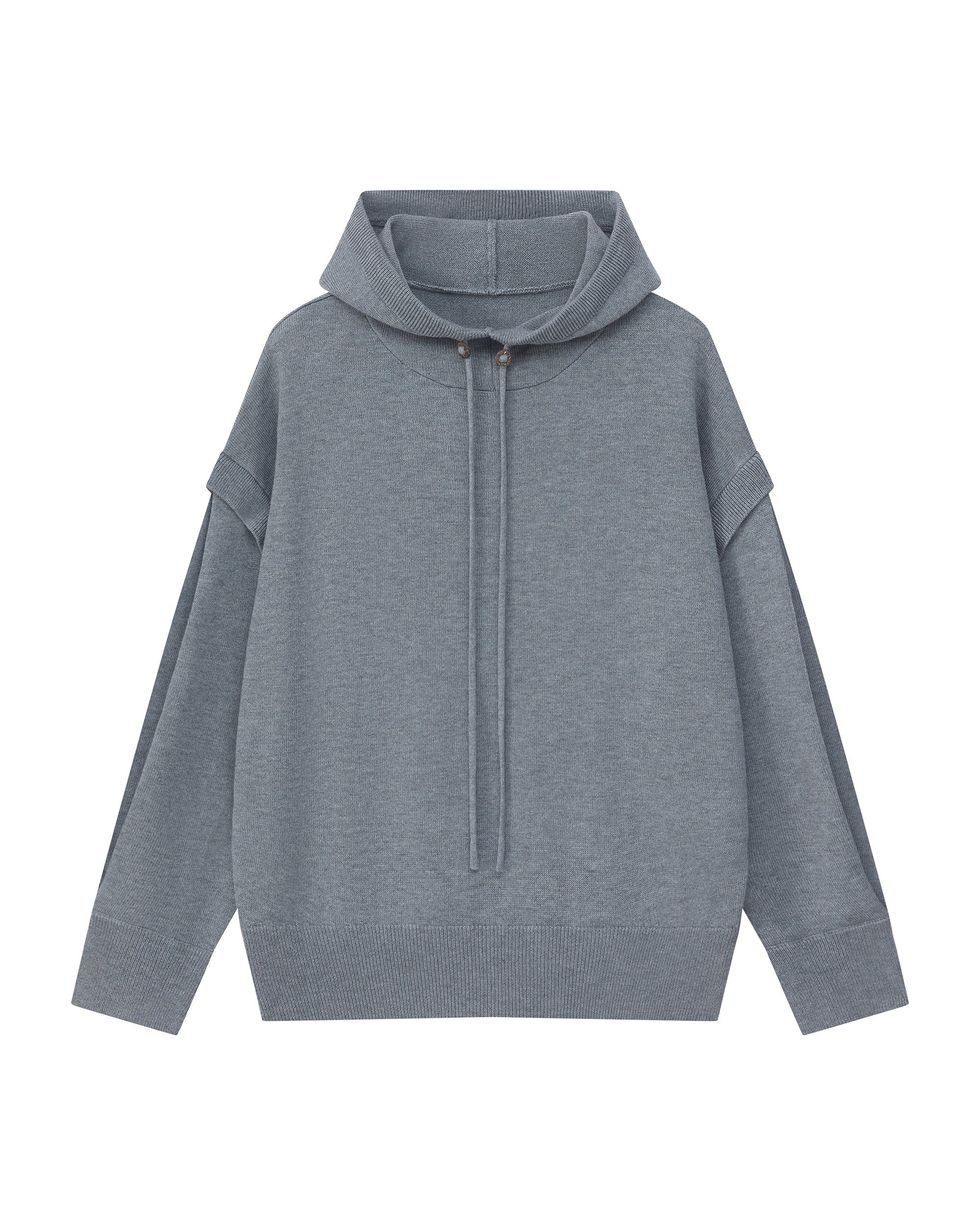 WOOL SILK HOODIE