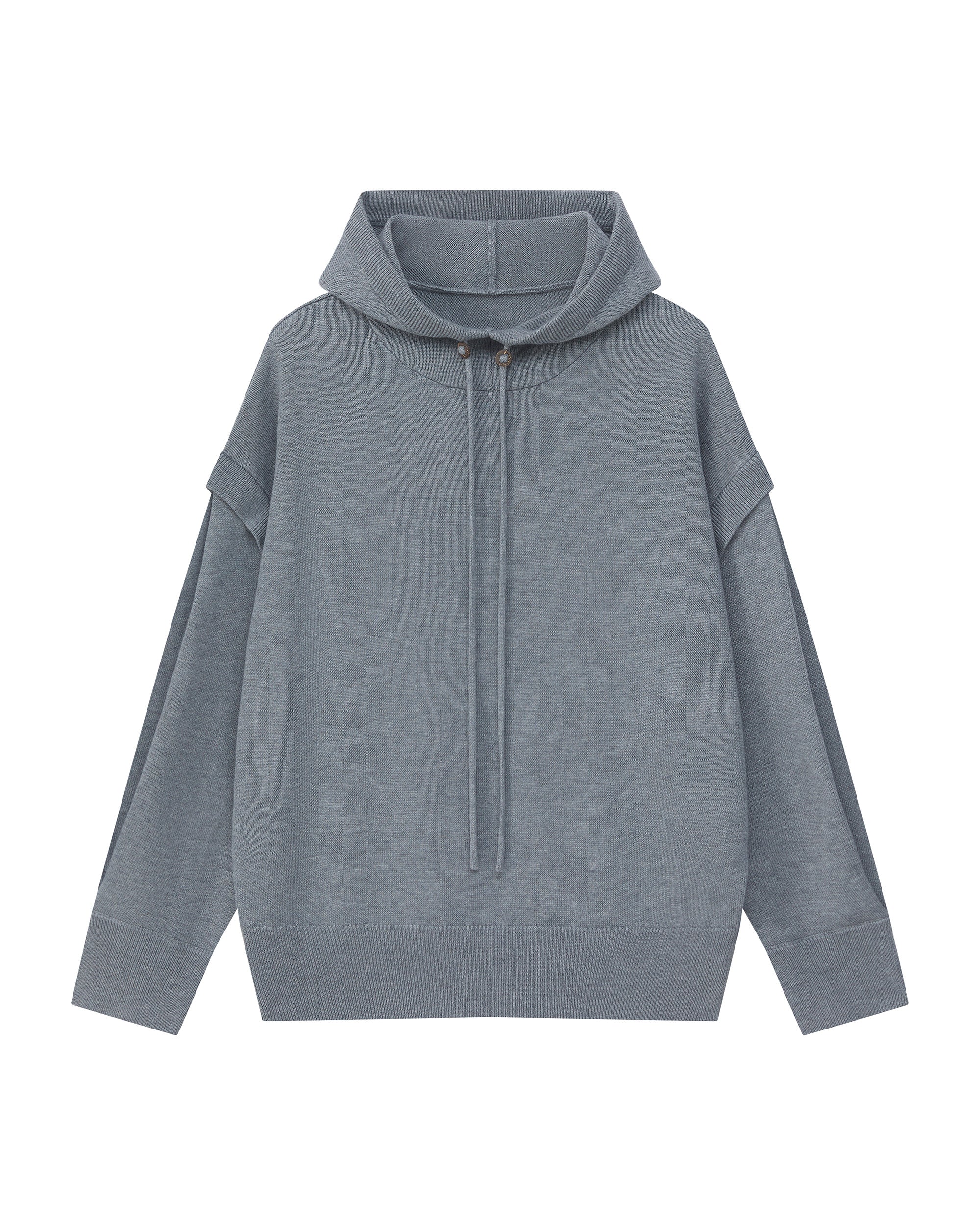 WOOL SILK HOODIE