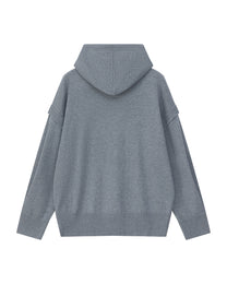 WOOL SILK HOODIE