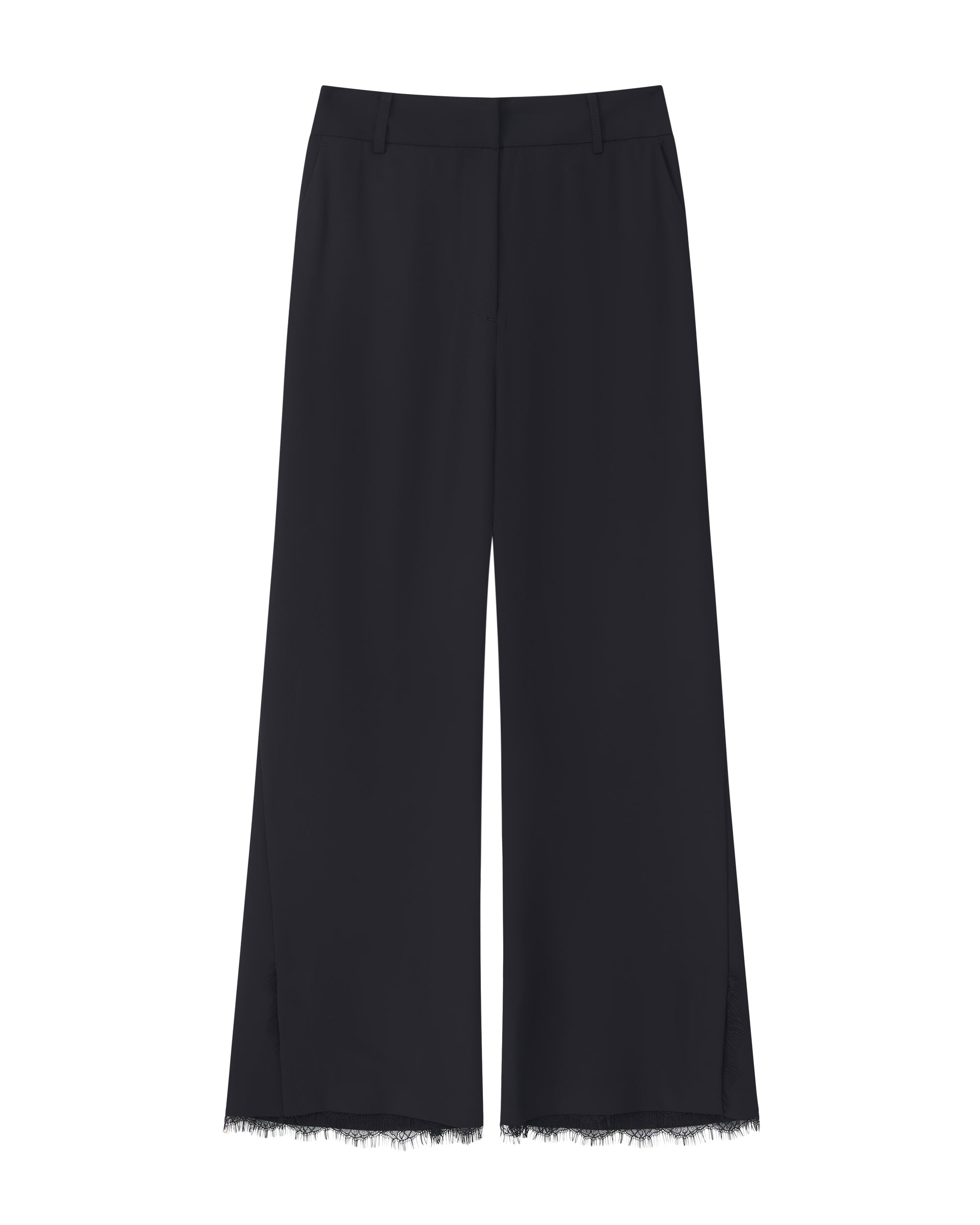 FRINGED FLARE PANTS