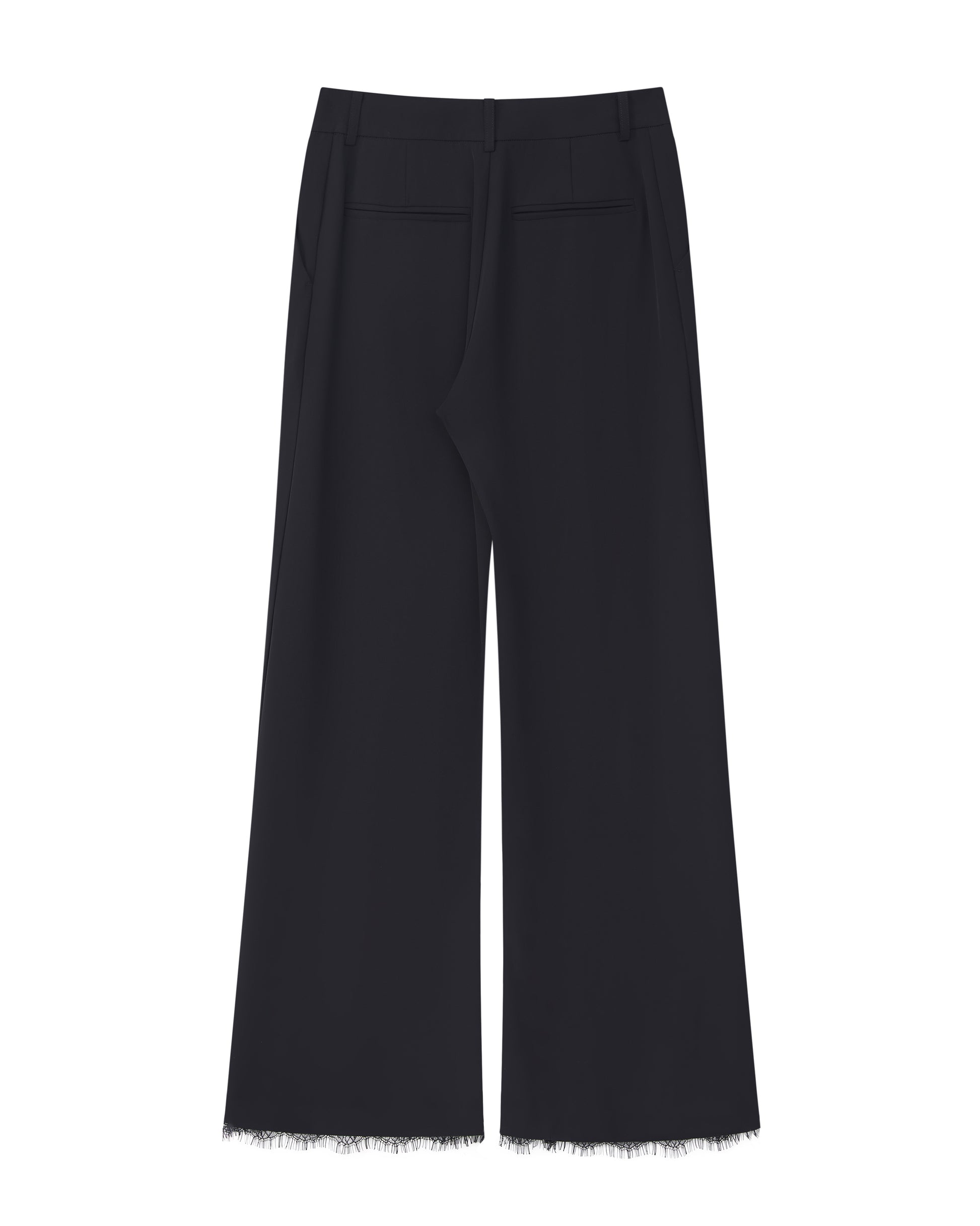 FRINGED FLARE PANTS
